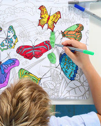 EatSleepDoodle Colour-In Placemat - Butterfly