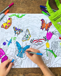 EatSleepDoodle Colour-In Placemat - Butterfly