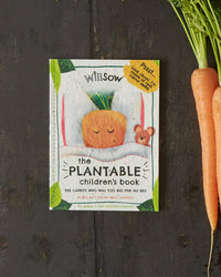 Willsow Plantable Book - The Carrot Who Was Too Big For His Bed
