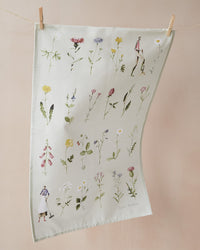 Laura Stoddart Wild Flowers Tea Towel
