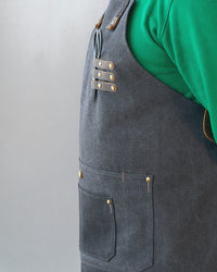 Signature Gardening Apron, Gunmetal Grey