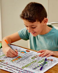 EatSleepDoodle Colour-In Placemat - Garden, Grow, Eat
