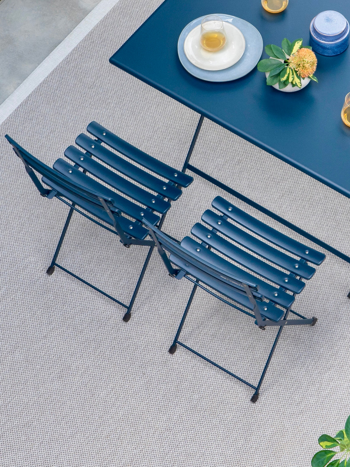 EMU Arc en Ciel Bistro Set, Navy Blue