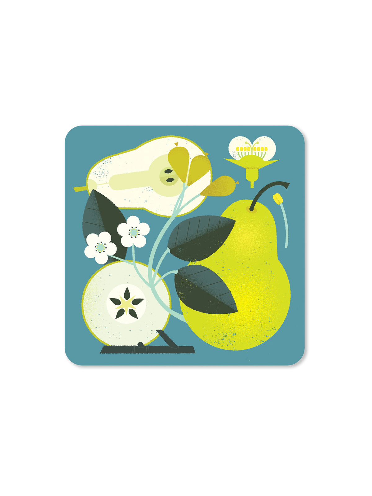 Jenny Duff Pear Coaster