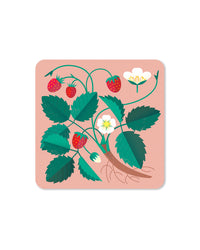 Jenny Duff Strawberry Coaster