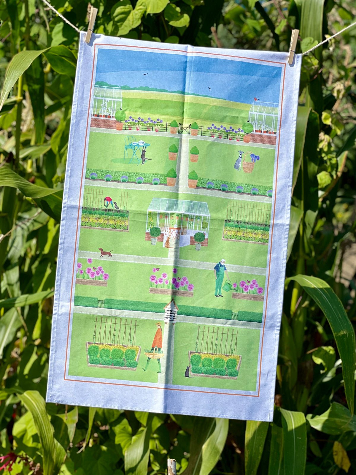 Time & Em Kitchen Garden Tea Towel