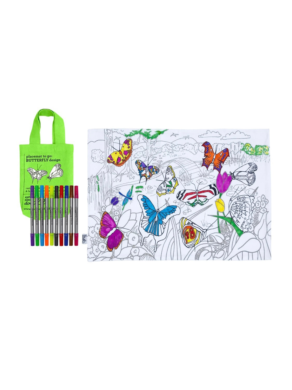 EatSleepDoodle Colour-In Placemat - Butterfly