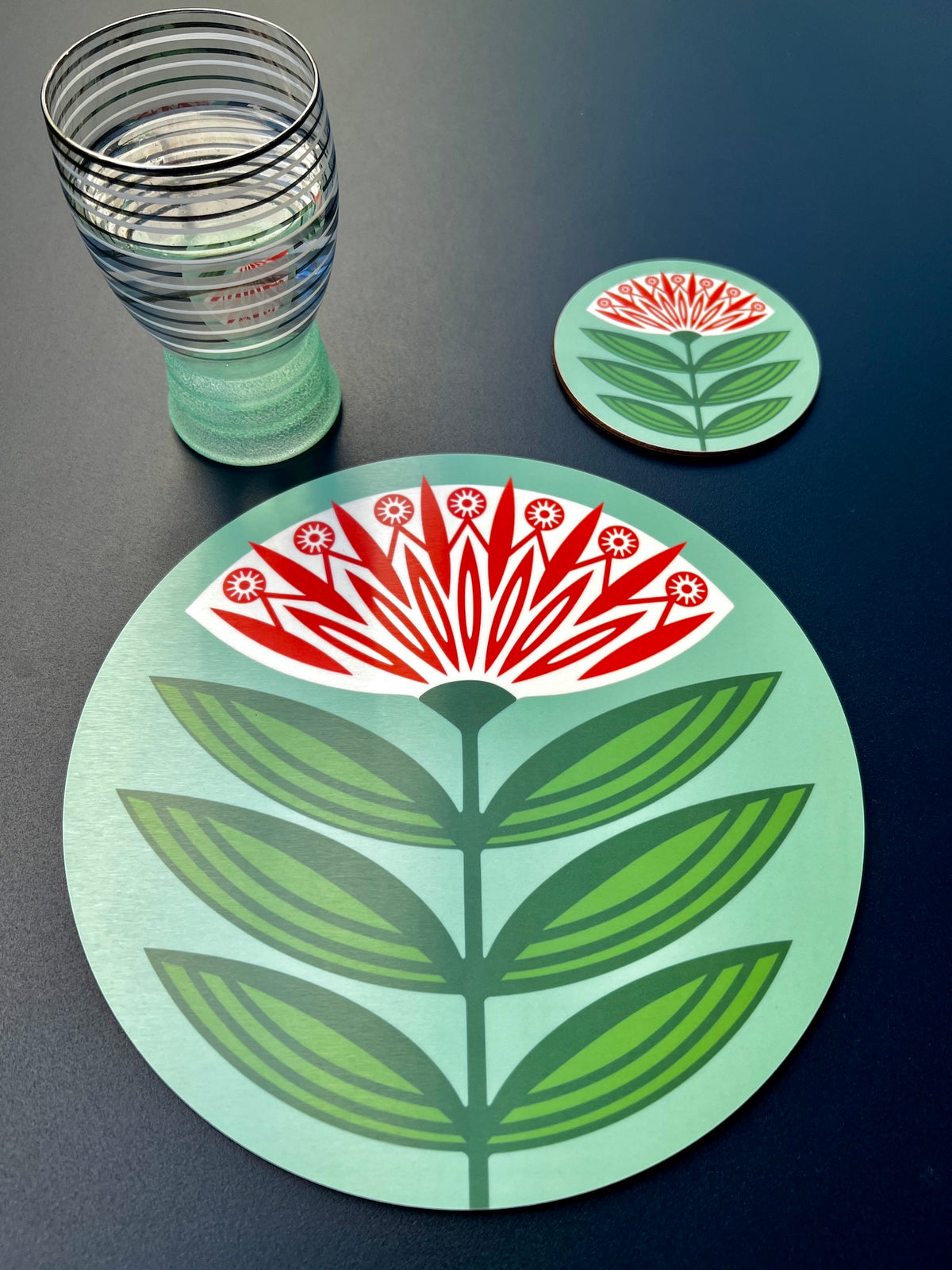 Jenny Duff Dahlia Table Mat