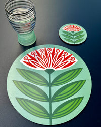 Jenny Duff Dahlia Table Mat