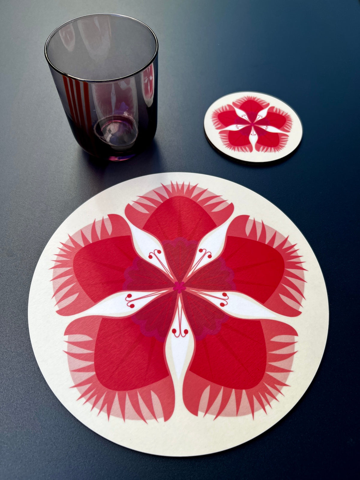 Jenny Duff Dianthus Table Mat