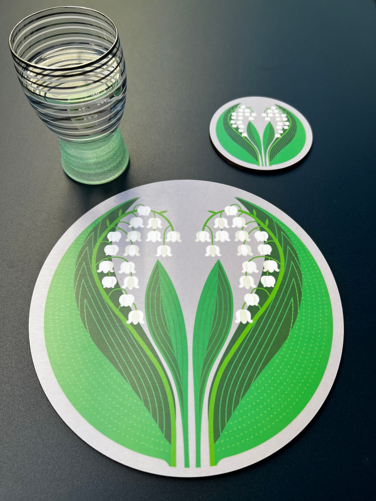 Jenny Duff Lily of the valley table mat