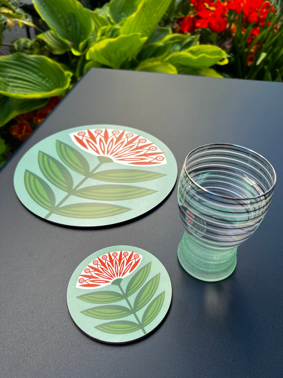 Jenny Duff Dahlia Coaster