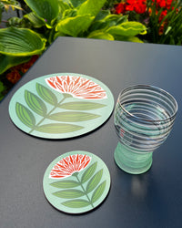 Jenny Duff Dahlia Coaster