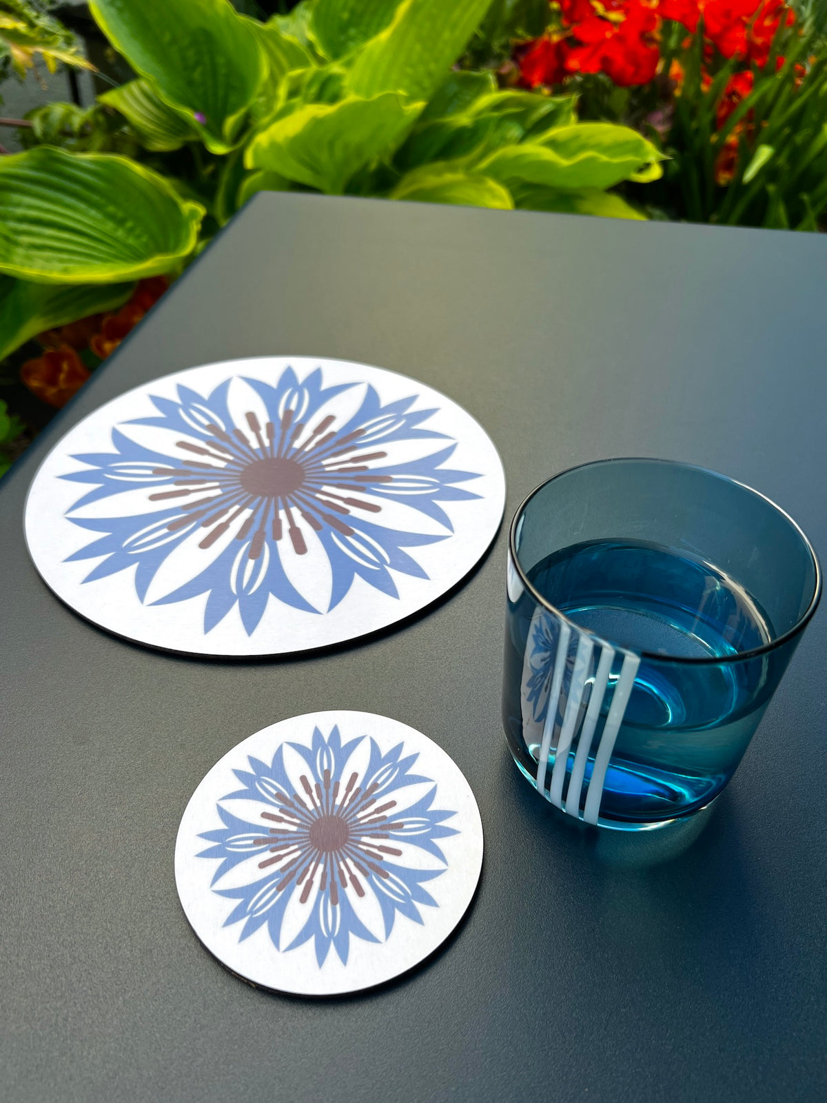 Jenny Duff  Cornflower Coaster