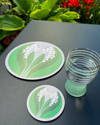 Jenny Duff Lily of the valley coaster