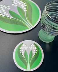 Jenny Duff Lily of the valley coaster