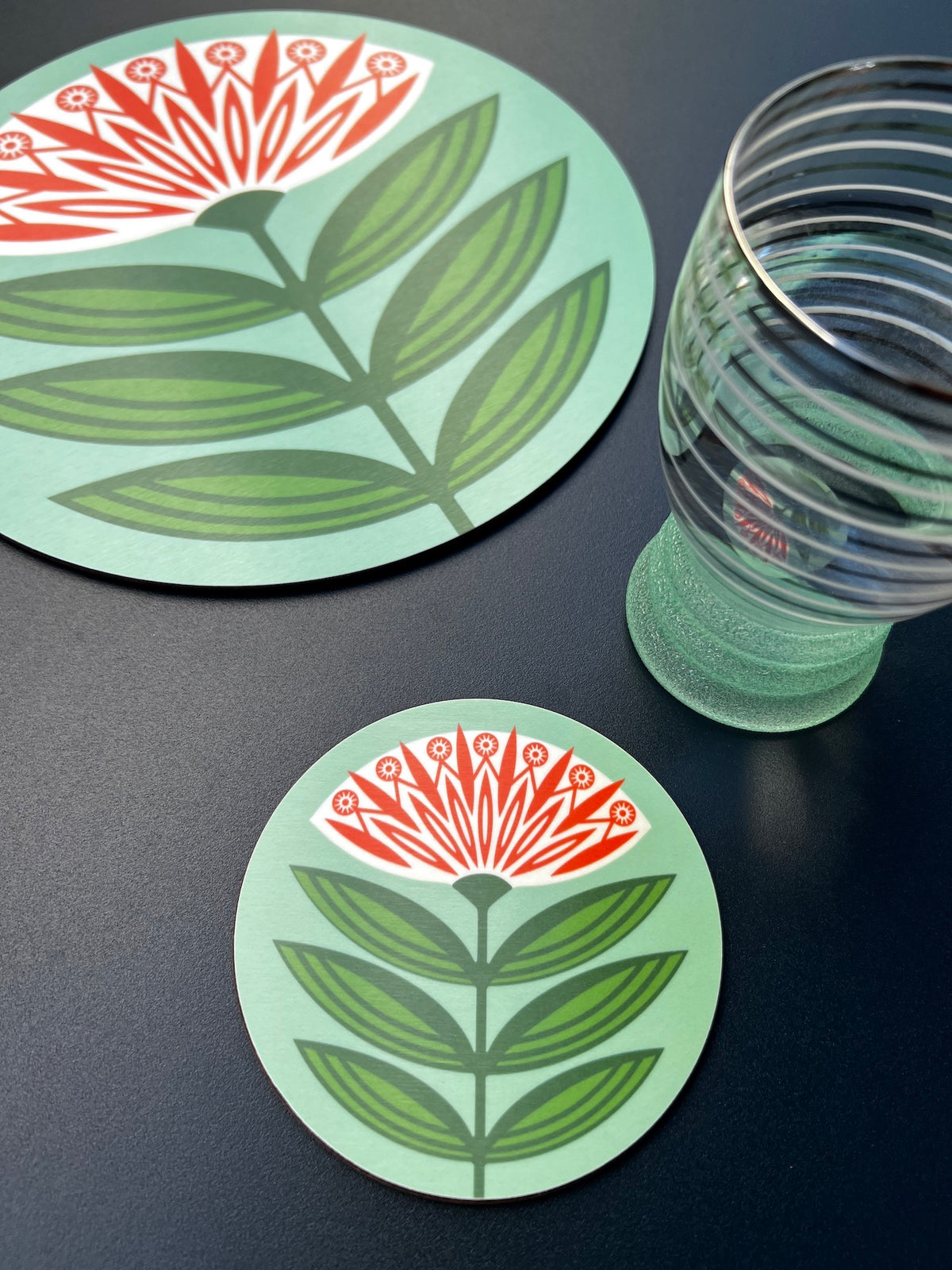 Jenny Duff Dahlia Coaster