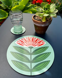 Jenny Duff Dahlia Table Mat