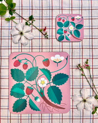 Jenny Duff Strawberry Table Mat