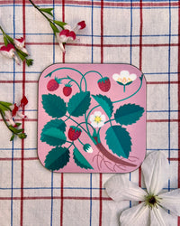 Jenny Duff Strawberry Coaster