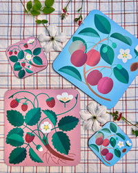Jenny Duff Plum Table Mat