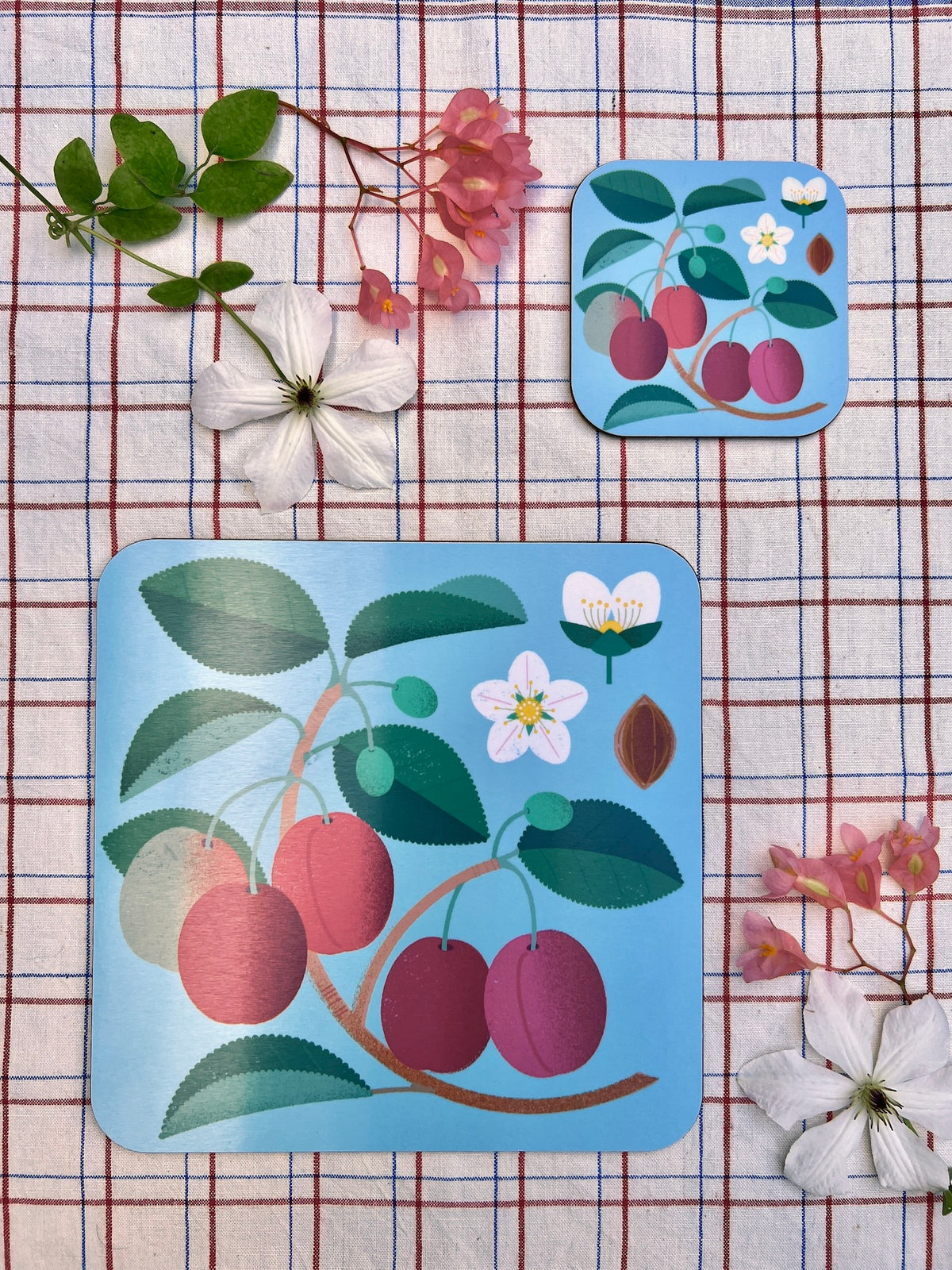Jenny Duff Plum Table Mat