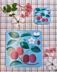 Jenny Duff Plum Table Mat