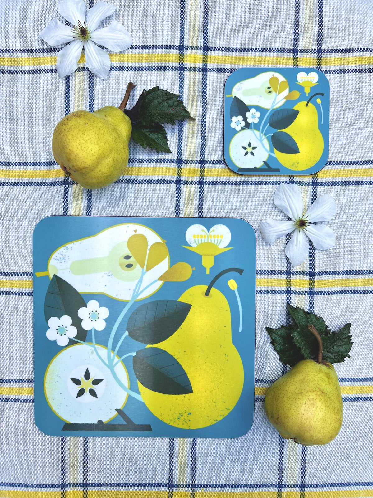 Jenny Duff Pear Coaster