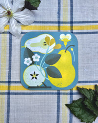 Jenny Duff Pear Coaster