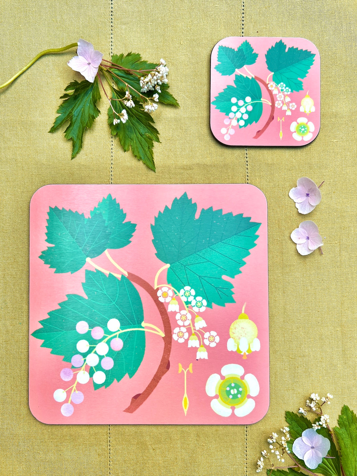 Jenny Duff Currant Coaster