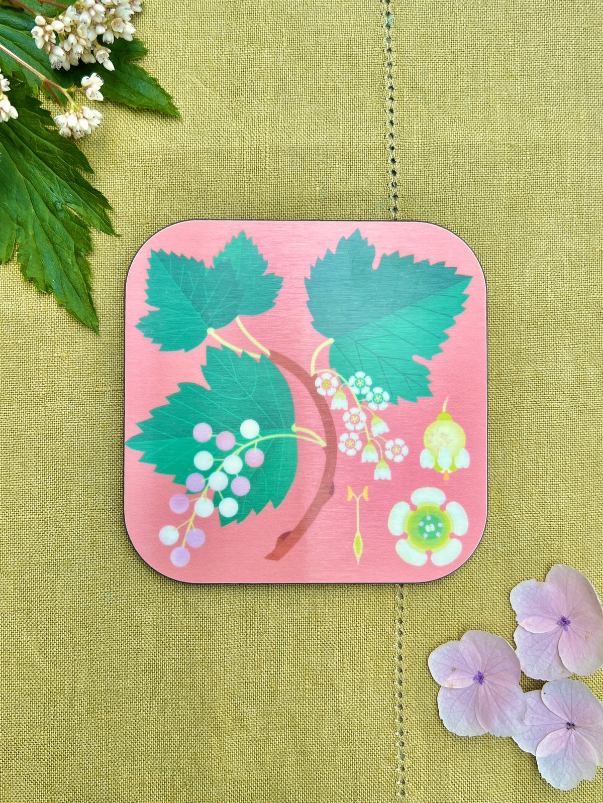 Jenny Duff Currant Coaster