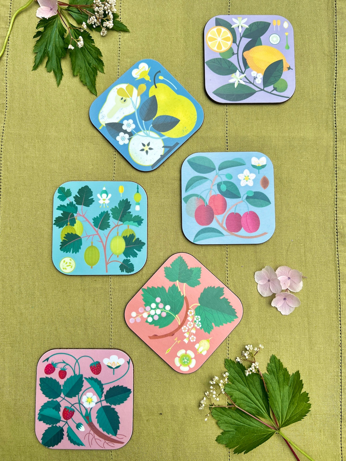 Jenny Duff Lemon Coaster