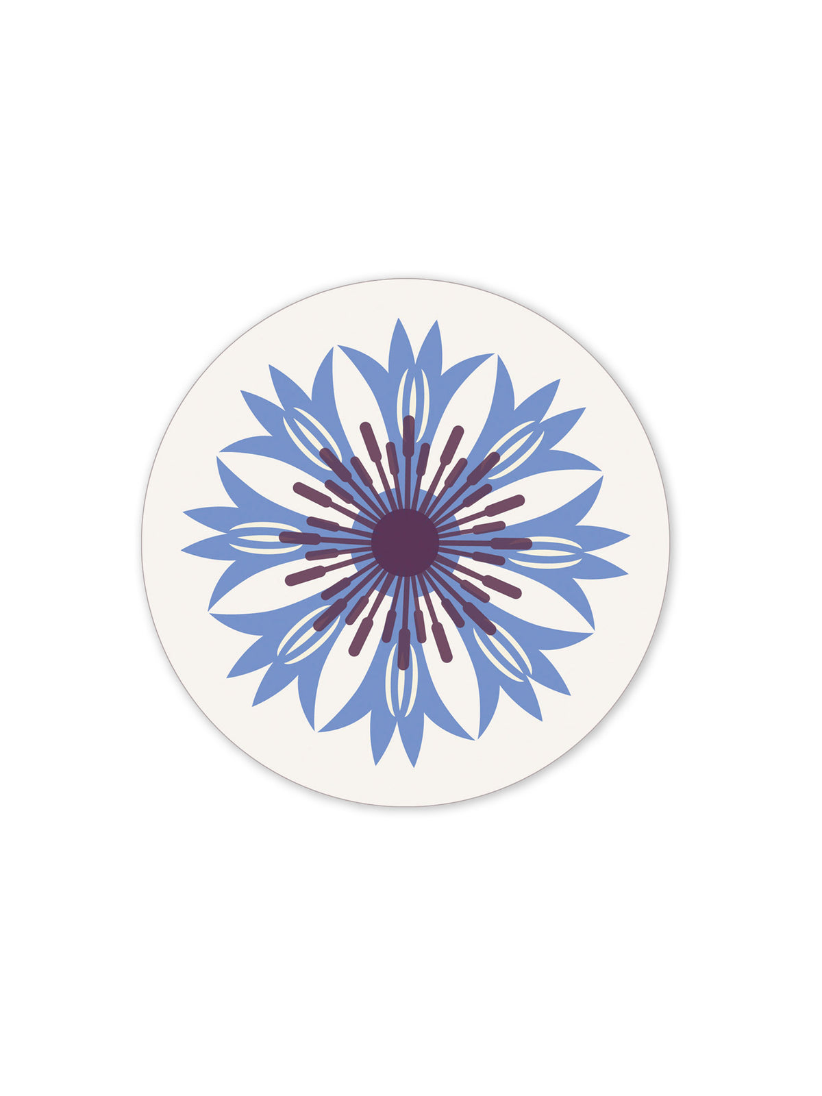 Jenny Duff  Cornflower Coaster