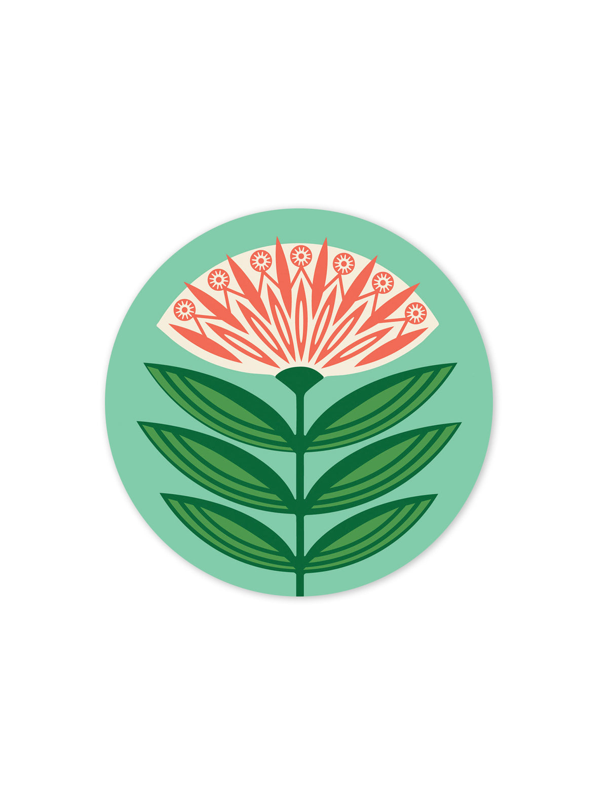 Jenny Duff Dahlia Coaster