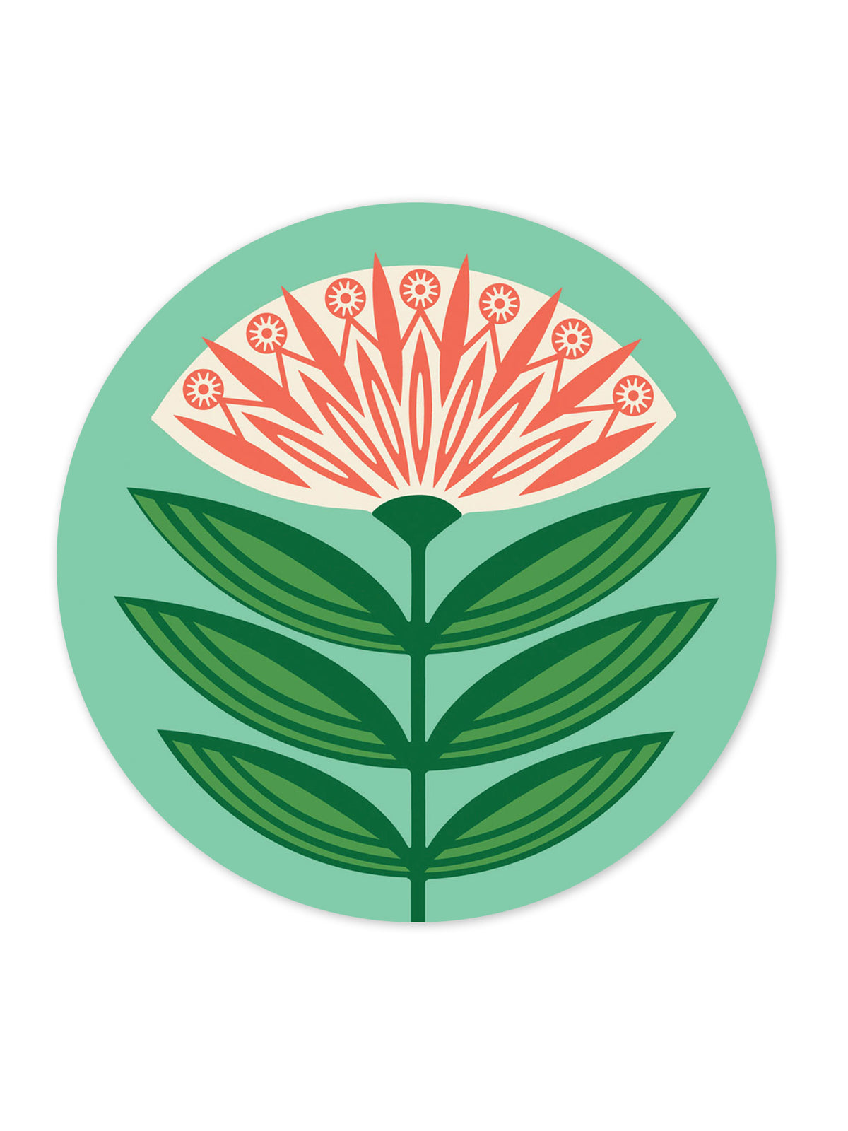 Jenny Duff Dahlia Table Mat