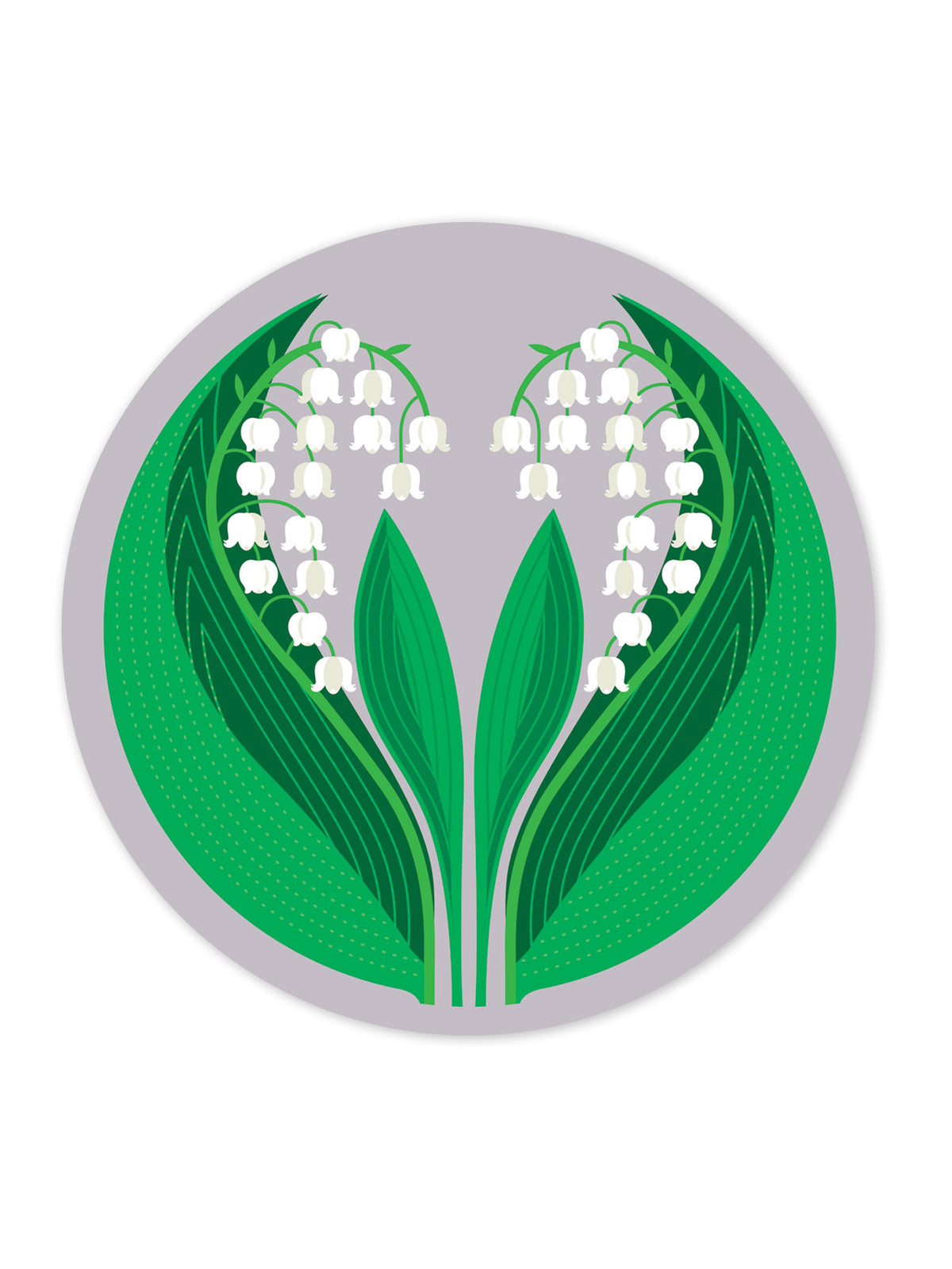 Jenny Duff Lily of the valley table mat