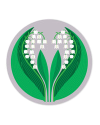 Jenny Duff Lily of the valley table mat
