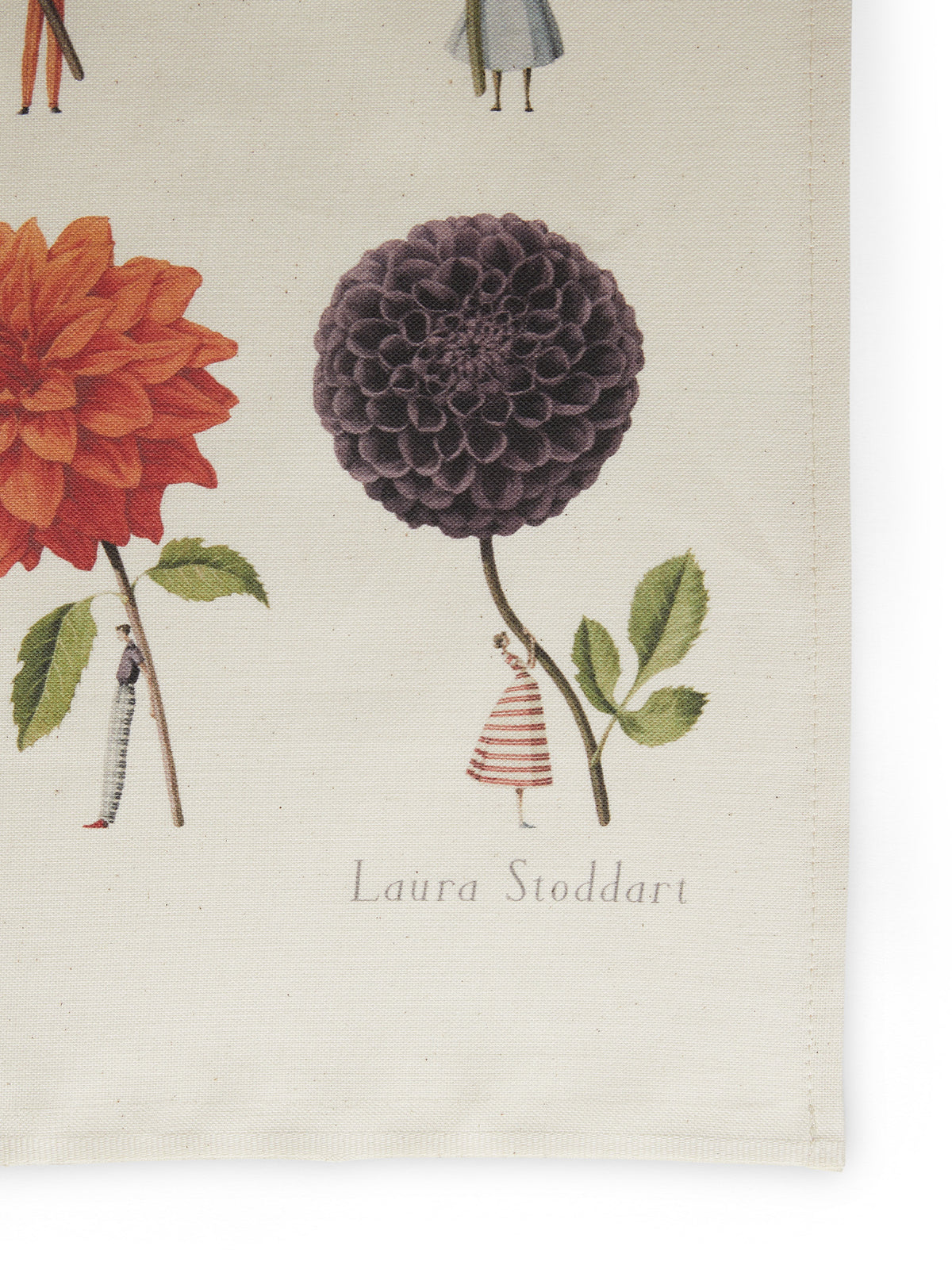 Laura Stoddart Dahlia Tea Towel