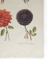 Laura Stoddart Dahlia Tea Towel
