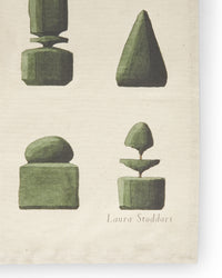 Laura Stoddart Top Topiary Tea Towel