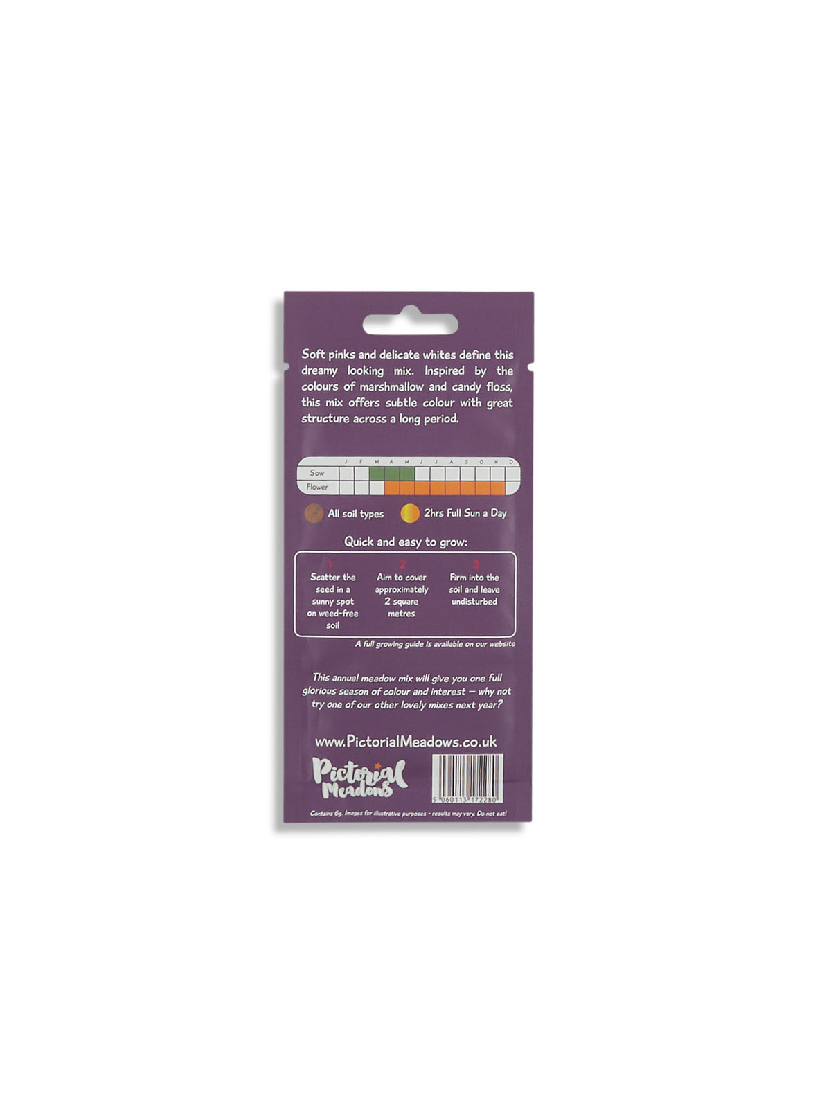 Marshmallow Annual Meadow Seed Mix