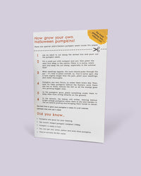 Willsow Plantable Book - The Pumpkin Who Was Afraid Of The Dark