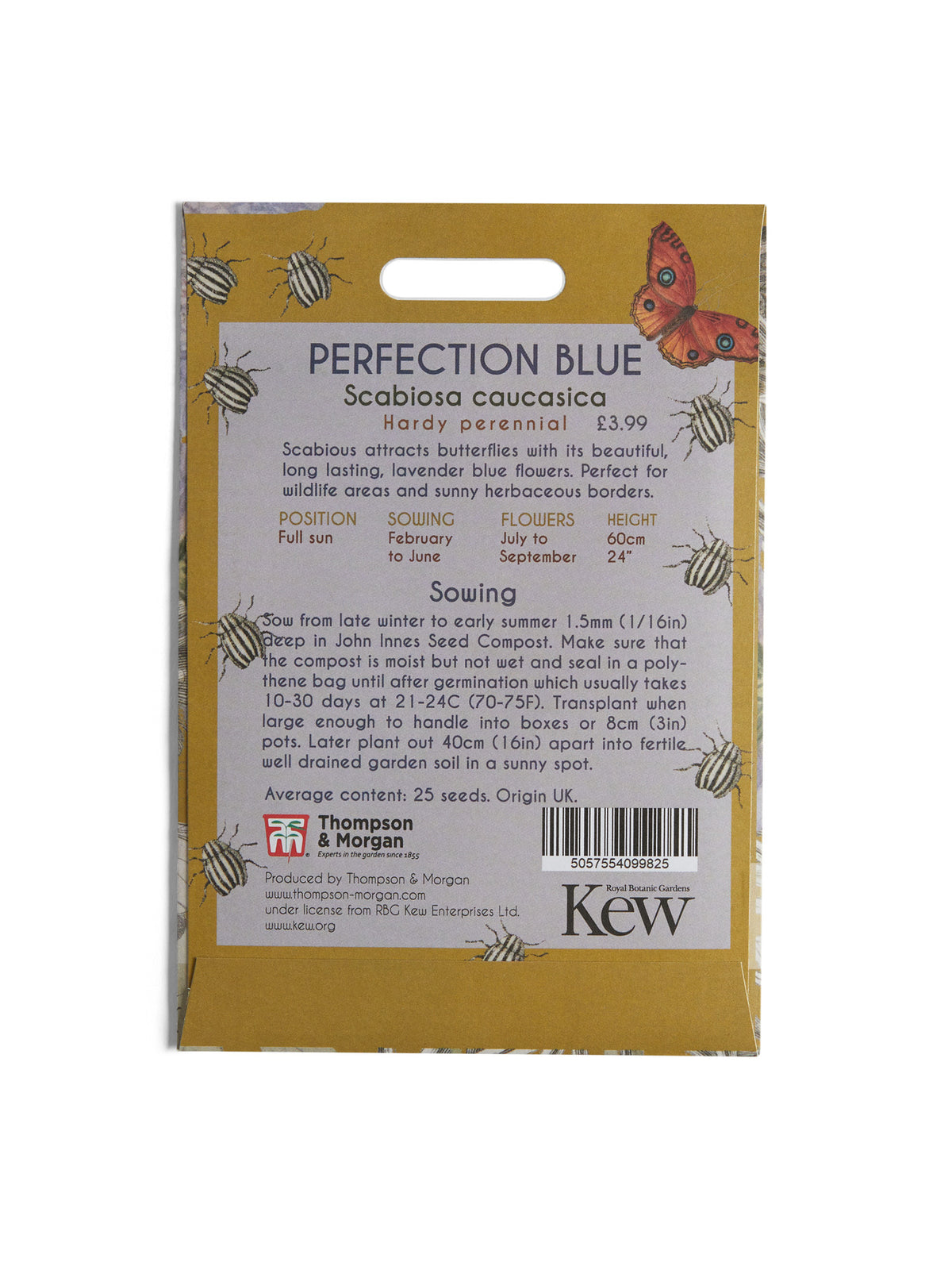 Kew Pollination Collection Scabious 'Perfection Blue'