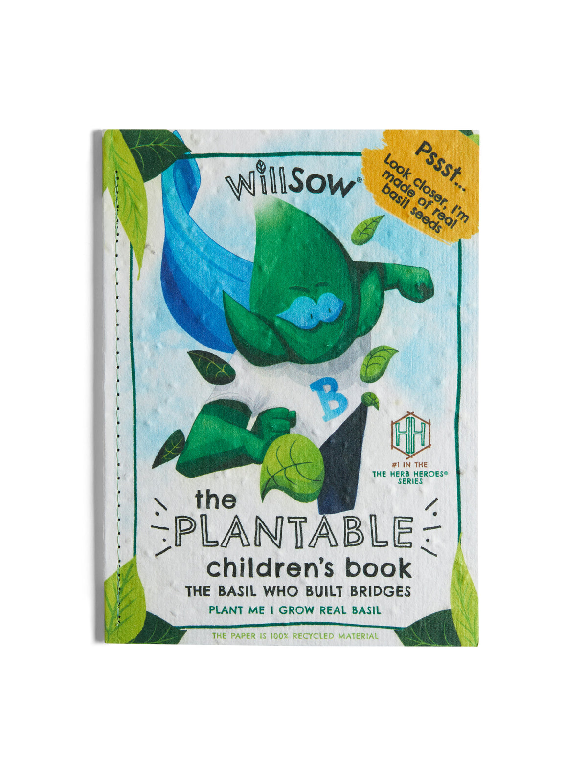 Willsow Plantable Book - The Basil Who Built Bridges