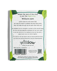 Willsow Plantable Book - The Carrot Who Was Too Big For His Bed